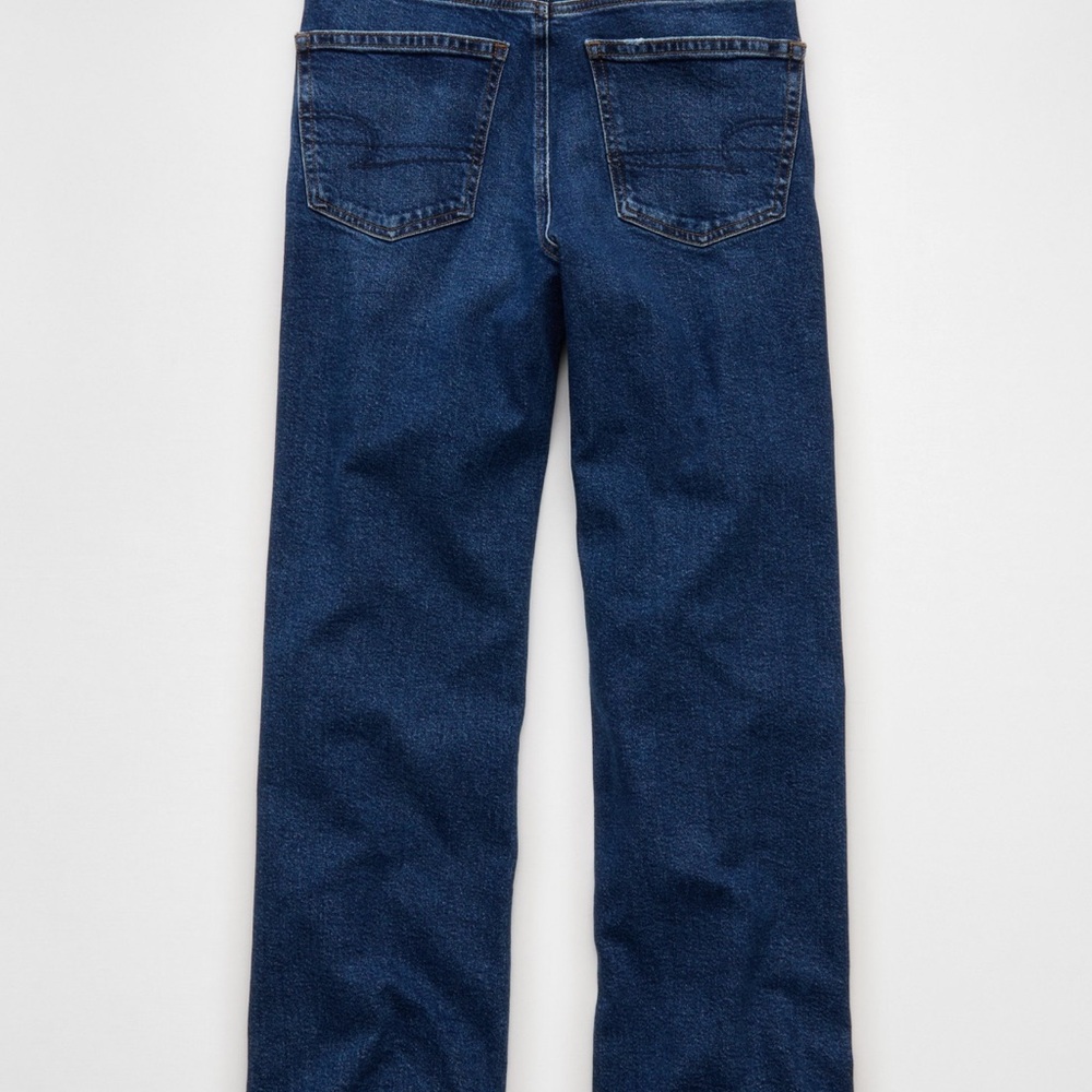 NWT American Eagle Outfitters high rise stretch  Fit Dark Blue Jeans 6 regular - Picture 11 of 11